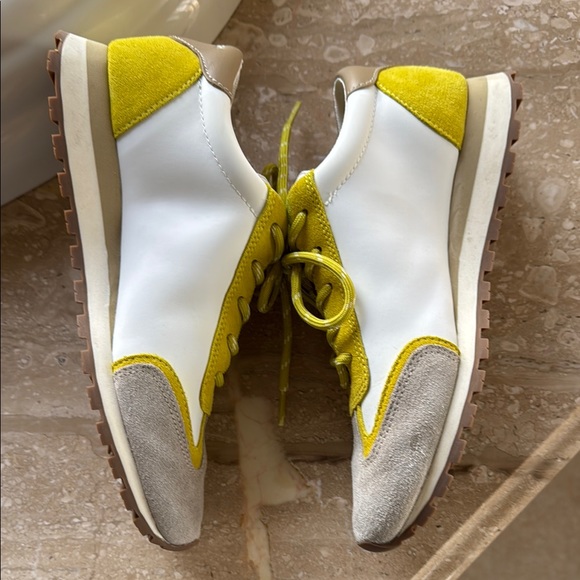 Tory Burch Yellow and White Sneakers - EUC - Picture 7 of 7